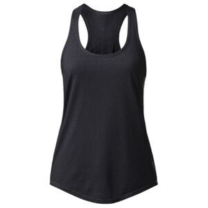 Lululemon Women's Racerback Keyhole Salute the Sun Tank Top Heather Black Size 8